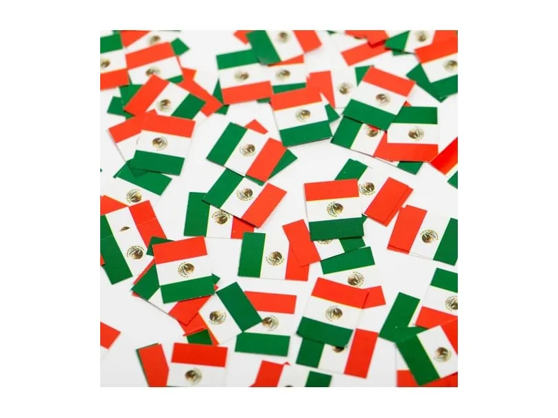 Flag konfetti Mexico