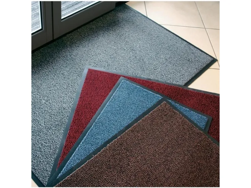 COBA Europe VP010502 VYNA plysjmatte til entré/inngang (L x B x H) 1,5 m x 0,9 m x 7 mm sort/brun