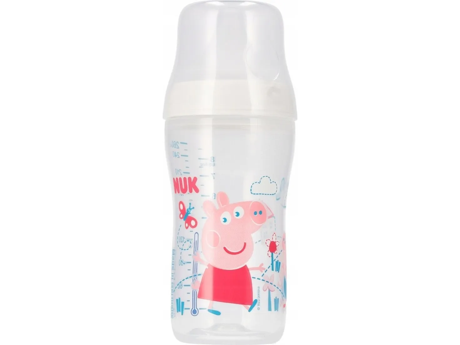 NUK Perfect Match Peppa Pig PP flaske 260ml hvit (10216017)