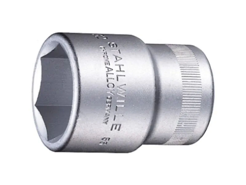 STAHLWILLE 05010036, Stikkontakt, Kromfarget, DIN 3124 / ISO 2725-1 / ASME B 107.5 M, 386 g