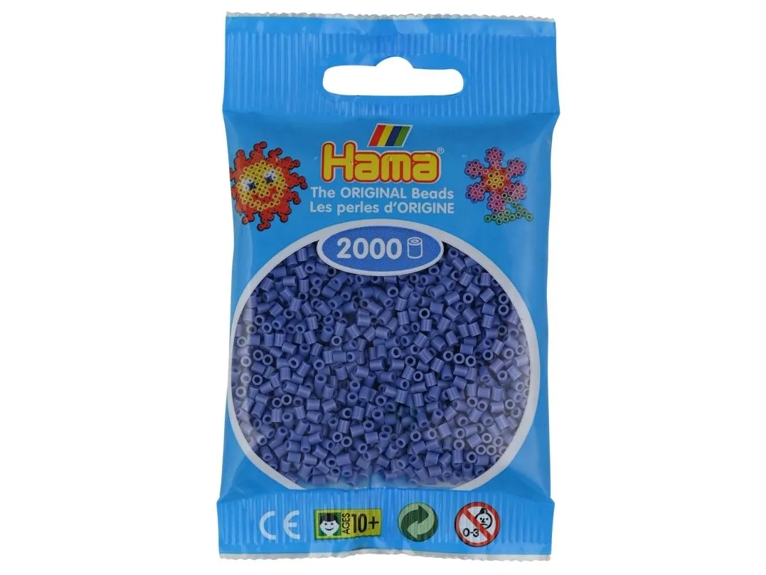 Hama mini perler 2000 stk lavendel