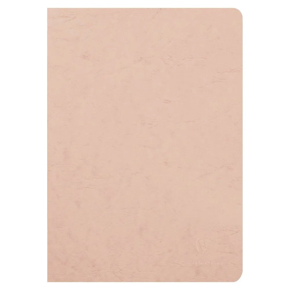 Clairefontaine Age Bag Brun Notesbog A4, 96 sider/48 ark, 90gram hvidt papir, ulinieret, karton omslag