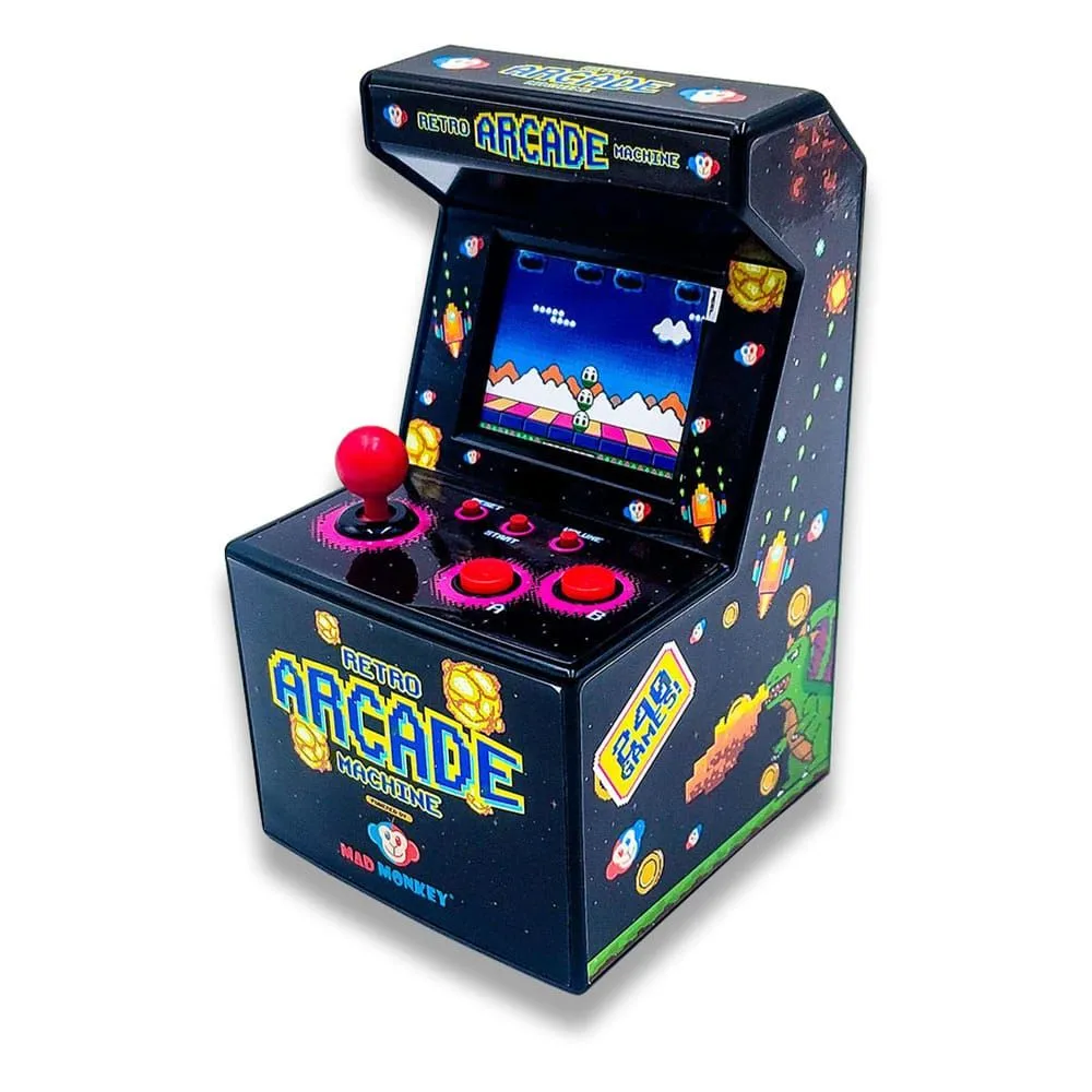 Tommel opp! ORB spilleautomat 2,5 LCD arcade 240 spill svart