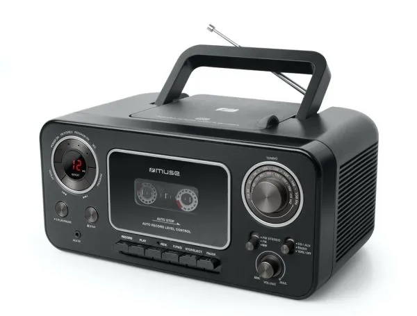 Muse M-182 RDC, Analog, FM, MW, Spiller, CD, CD-R, CD-RW, Gjenta alt, Repeter en, LED
