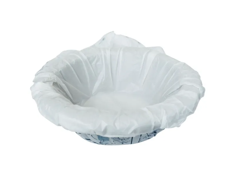 Vaskefad, Curas Hygiene Pulp, rund, inkl. overtrækspose - (4 stk.)