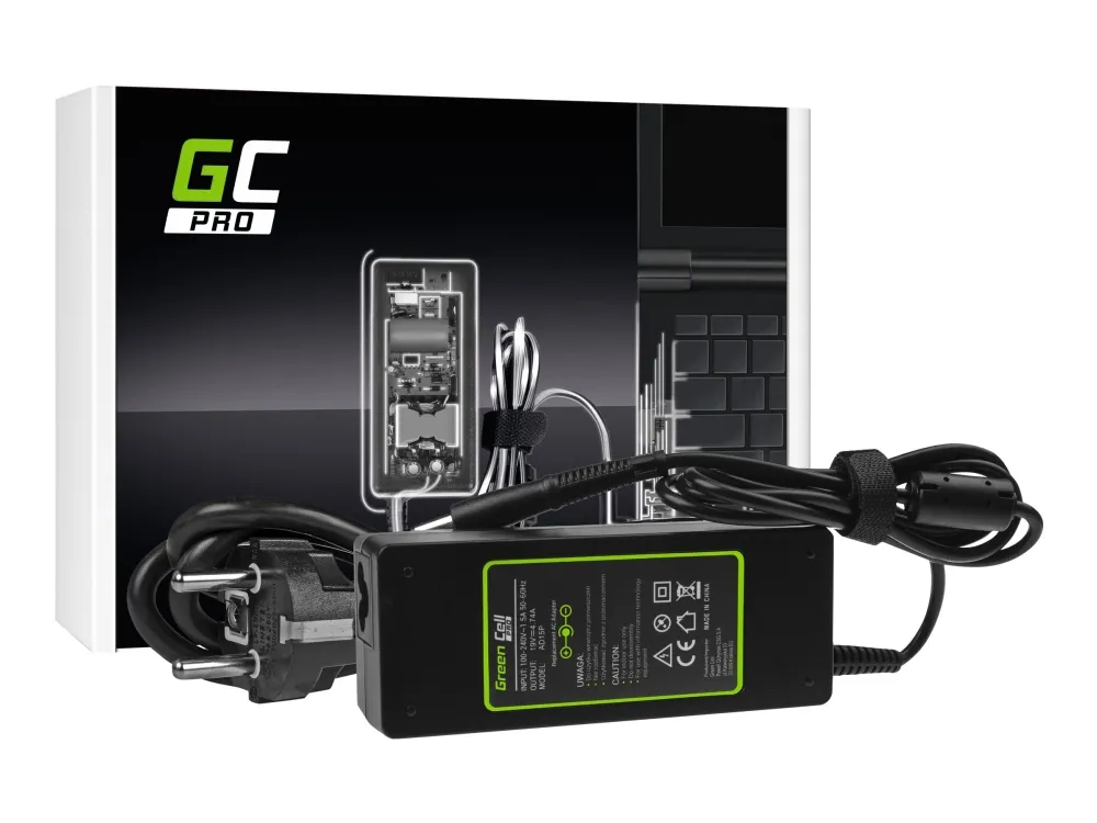 Green Cell PRO - Strømadapter - AC - 90 watt - svart - for HP ProBook 4510s, 4510s/CT, 4515s, 4515s/CT, 4710s, 4710s/CT