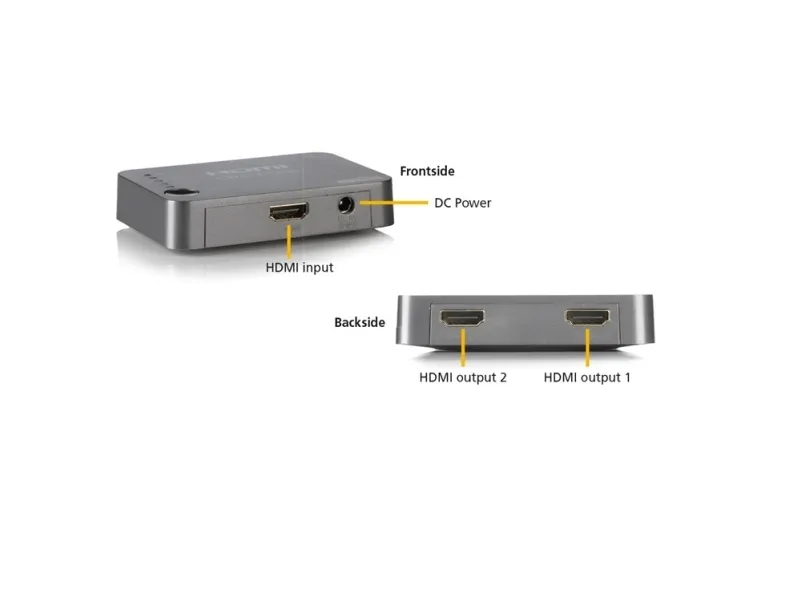Marmitek Split 312 UHD - Video/lyd-splitter - 2 x HDMI - stasjonær