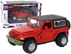 Off-road car battery powered friction drive Metal Red 1:32