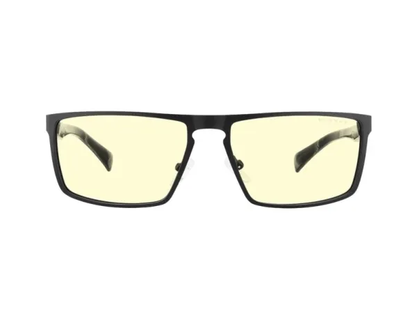 Gunnar Optiks FRM-00101, Unisex, Rektangel, Klassisk, Sort, Acetat, Rav