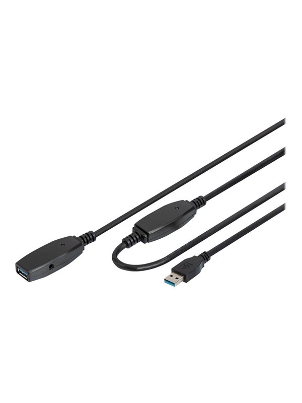 DIGITUS - USB extension cable - USB Type A to USB Type A - 15 m