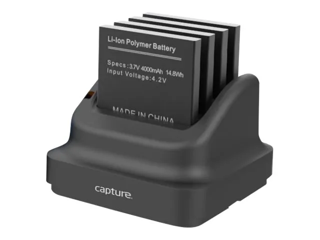Capture Eagle - Ladeholder - 4-slot - 4 x batterier lader