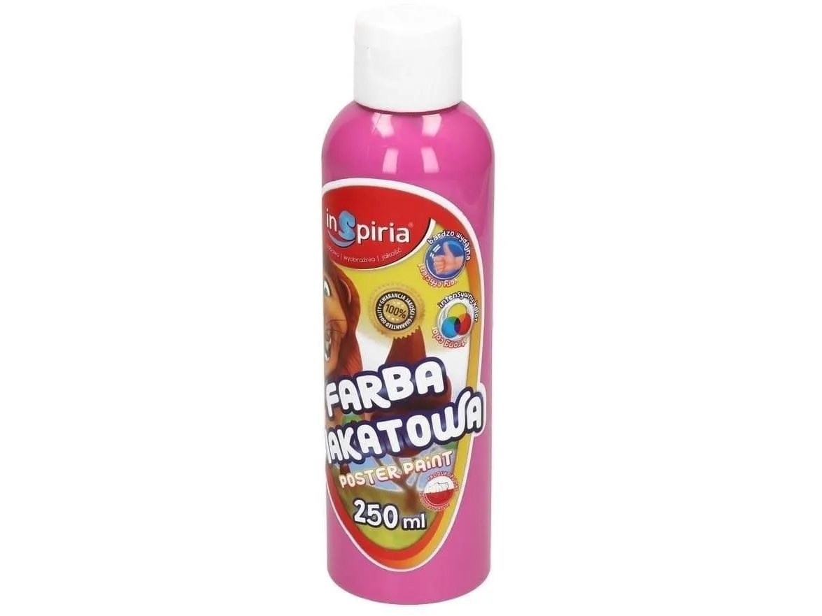 Plakatmaling rosa 250 ml