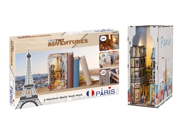 Revell Tiny Adventures Paris, Passasjerskipsmodell, Monteringssett, Tiny Adventures Paris, Alle kjønn, Tre, 168 stykker