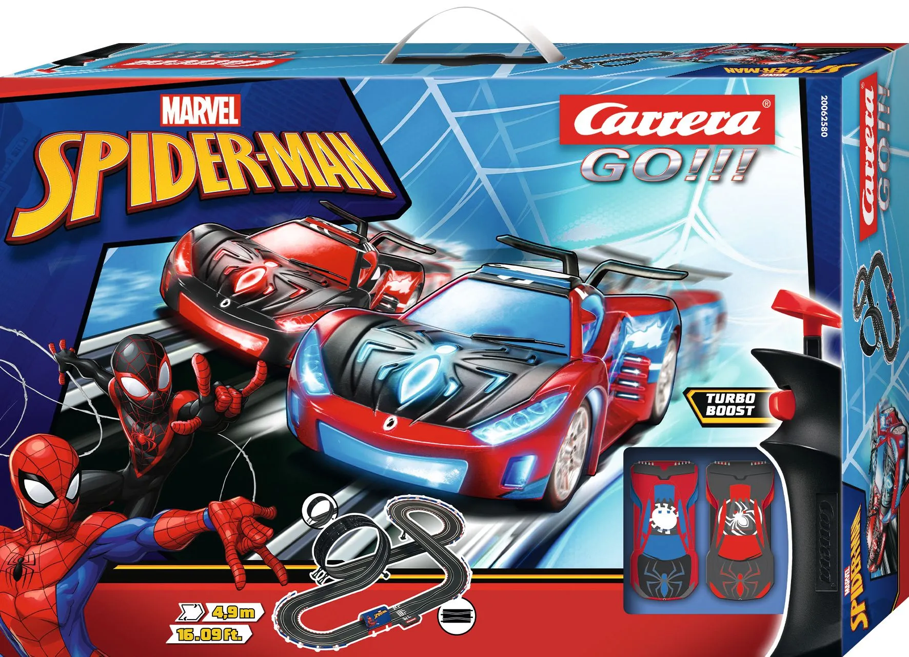 Carrera 20062580, Racingkjøretøy og banesett, Spider Racing, 6 år, Flerfarget