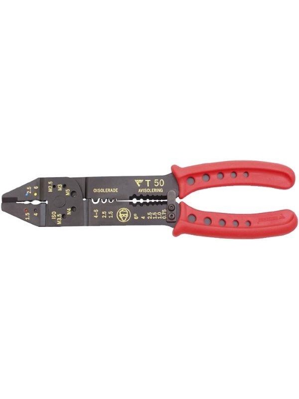 Elpress Tool t50 for preins. and unins. terminals 0.5-6mm2 + 1.5-6m