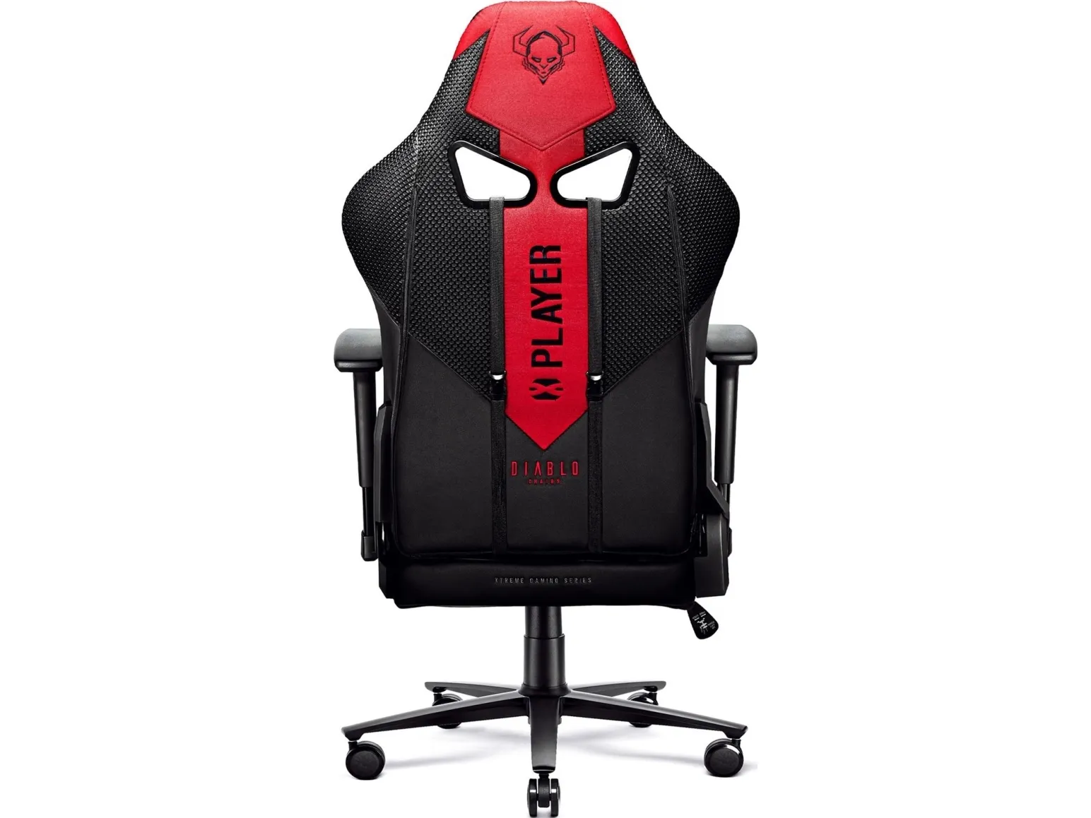 Gamingstol Diablo X-Player 2.0 Gamingstol Normal, Sort-rød