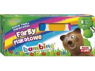 Bambino plakatmaling Bambino 8 farger 20 ml