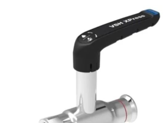 VSH XPr.vent.FZ G2X54 DN50 - Høj. XPress med muffe og press ende
