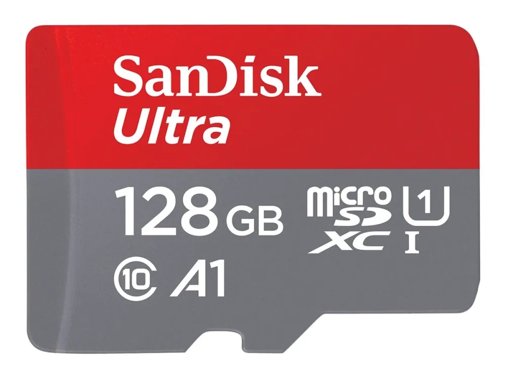 SanDisk Ultra SD-kort inkl. adapter 128GB