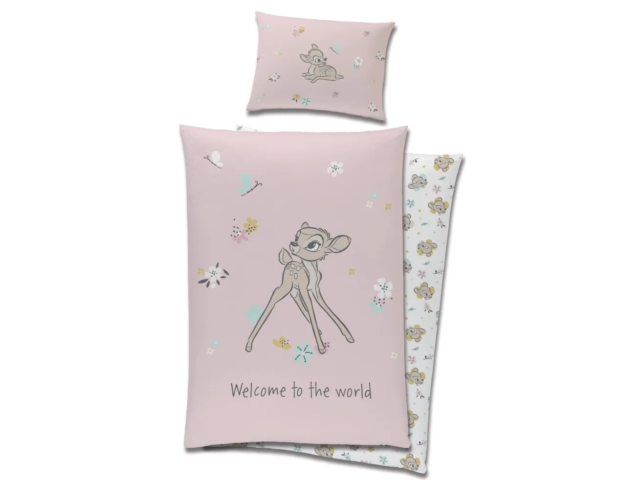 Disney Bambi Junior Sengetøj 100x135 cm - 100 procent bomuld