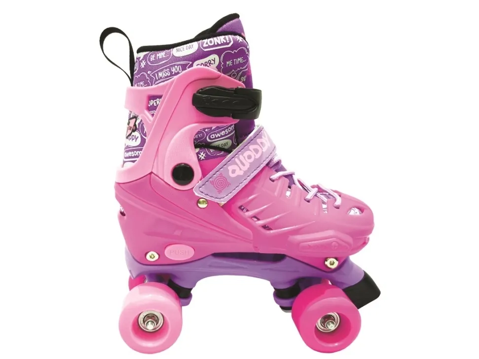 Quoddy Rollers Rulleskøjter, Pink STR. 31-34