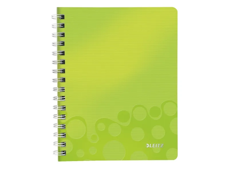 Leitz Kolonotes rute A5 PP grønn (46410064)