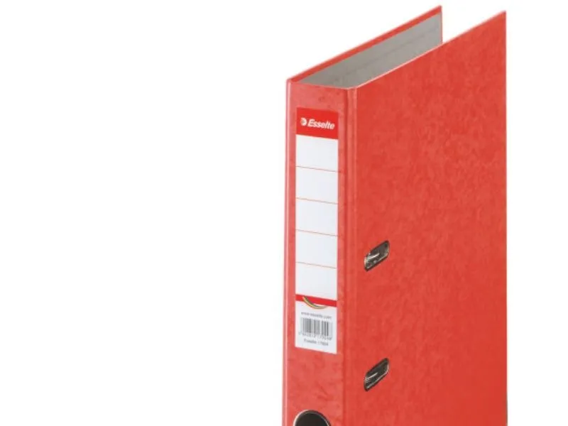 Esselte Cardboard binder Rainbow, A4, Rød, 5 cm, 52 mm, 318 mm, 390 g