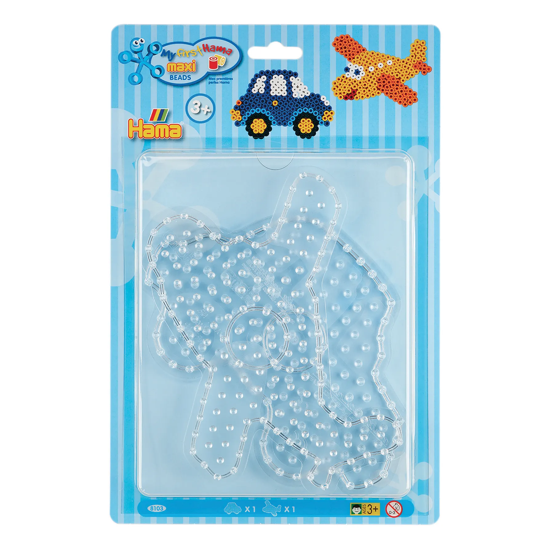 Hama Beads 00008103, Håndverkssett for barn, 3 år, Flerfarget