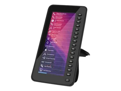 snom D7C - Tastutvidelsesmodul for VoIP-telefon - svart - for snom D717, D735, D765, D785