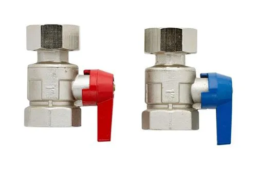 Kugleventilsæt 1”  x 3/4”  Ni t/manifold