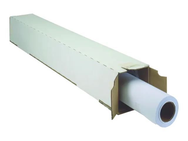 HP Bright White Inkjet Paper - Sterkt hvitt - Rull (84,1 cm x 45,7 m) - 90 g/m² - 1 rull(er) vanlig papir - for DesignJet 45XX, 510, T1100, T1200, T1300, T2300, T770, T790, Z3100, Z3200, Z6100, Z6200