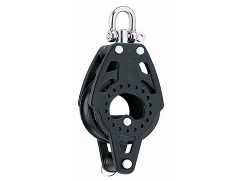 Harken Carbo-blokk 57 mm enkel m. hunsvott