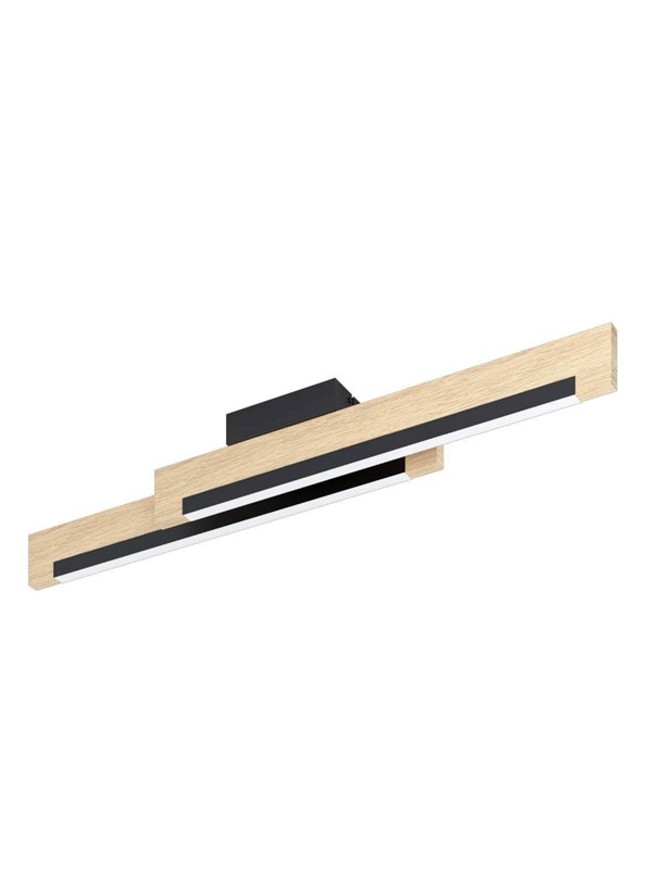 EGLO CAMACHO ceiling lamp black/brown