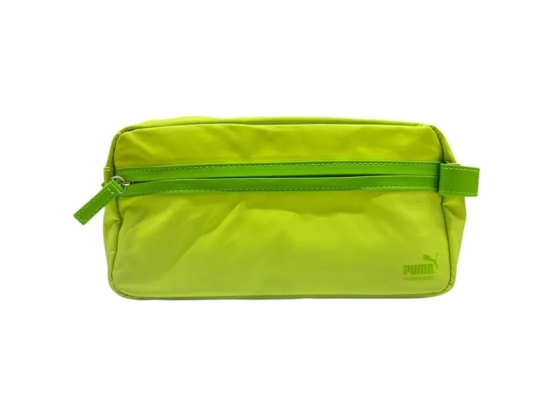 Puma toalettmappe i polyester, grønn, for menn
