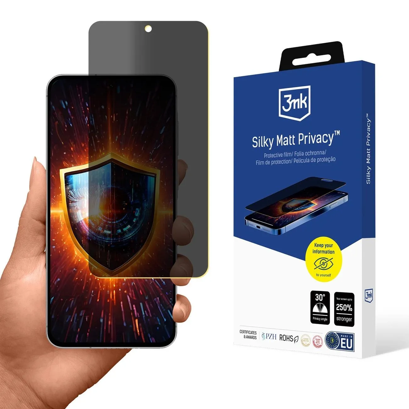 3MK Privacy beskyttelsesfilm Silky Matt til Samsung Galaxy A36/A56