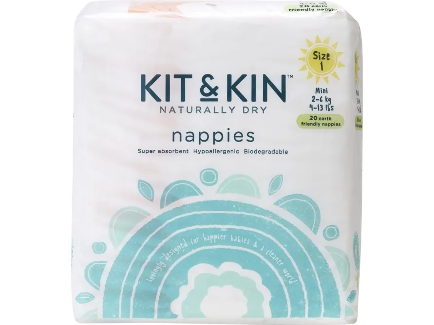 Kit and Kin bleier 1, 2–6 kg, 20 stk.