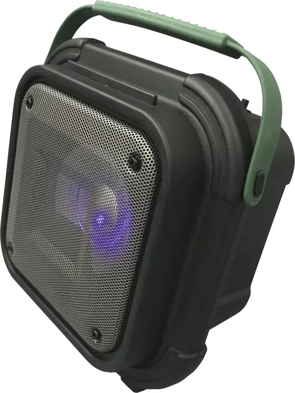 Reflexion OS01BT, 80 W, Ledning & Trådløs, USB Type-A, Stereo bærbar høyttaler, Grønn, Rektangel