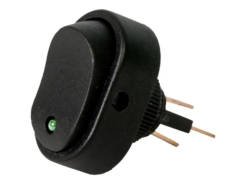 HP Autozubehör 28473 vippebryter bil 12 V 16 A 1 x Off/On klikk 1 stk