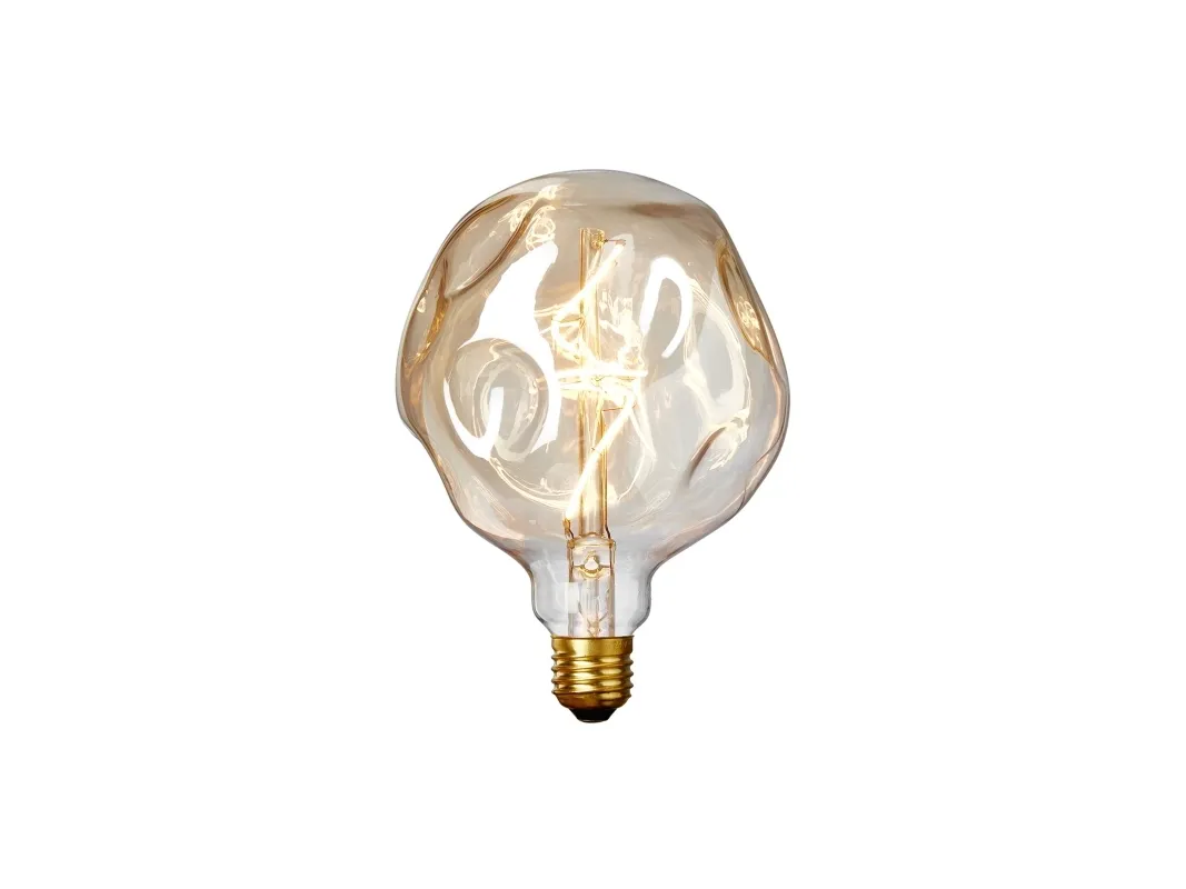 DEKOPÆRE LED 3W STONE ONE GYLDENT GLAS