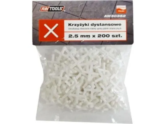 AWTools avstandskryss 1 mm, 200 stk. (AW30349)