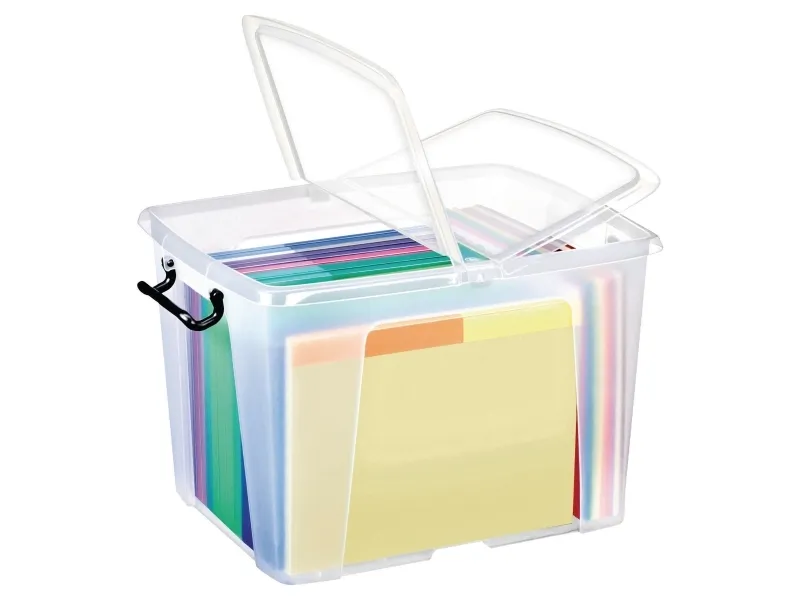 Opbevaringskasse, CEP® Strata, 40 l, HxBxL: 32,9 x 39,5 x 49,8 cm, transparent