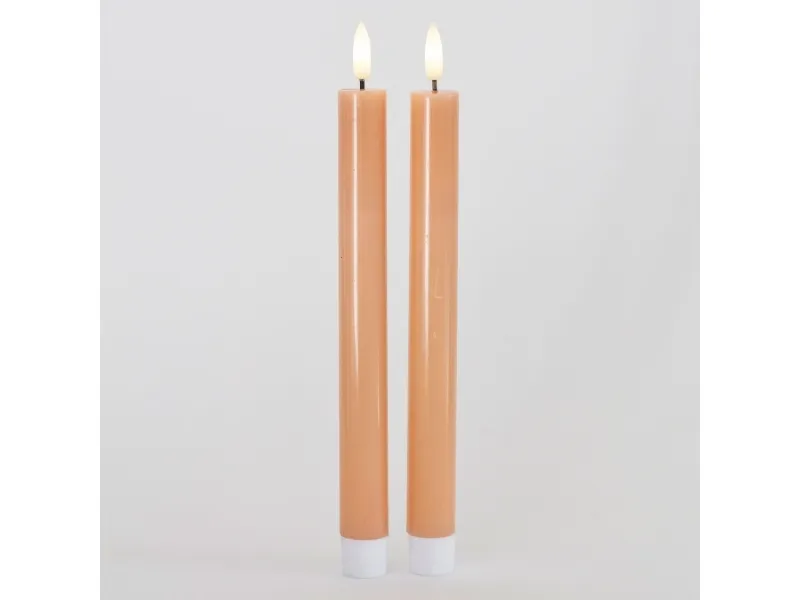 Sille Krone 2 stk. sett, Ø2x25 cm, Peach