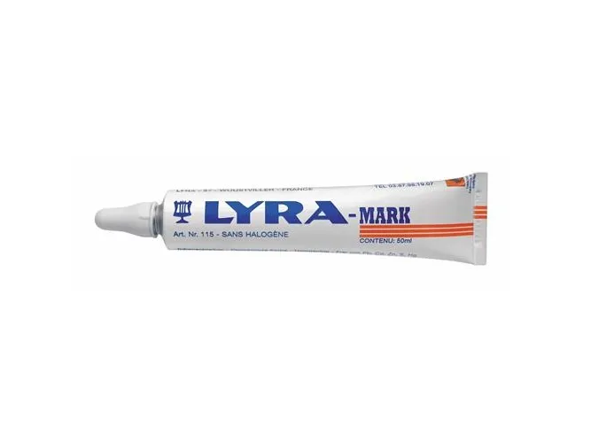 Mærkefarve tube 4150 3mm hvid