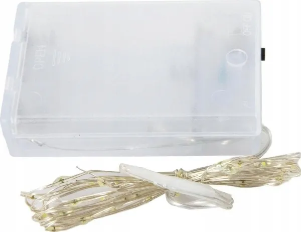 Christmas decoration LAMPKI DRUCIKI NA BATERIE GIRLANDA 40 LED MULTIKOLOR