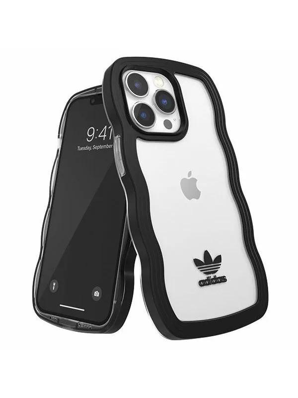 Adidas  OR Wavy Case for iPhone 13 Pro / iPhone 13 - Black and Clear