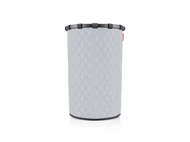 Reisenthel homebasket L, Grå, Aluminium, Polyester, Kurv, Monokromatisk, Geometrisk mønster, Innendørs