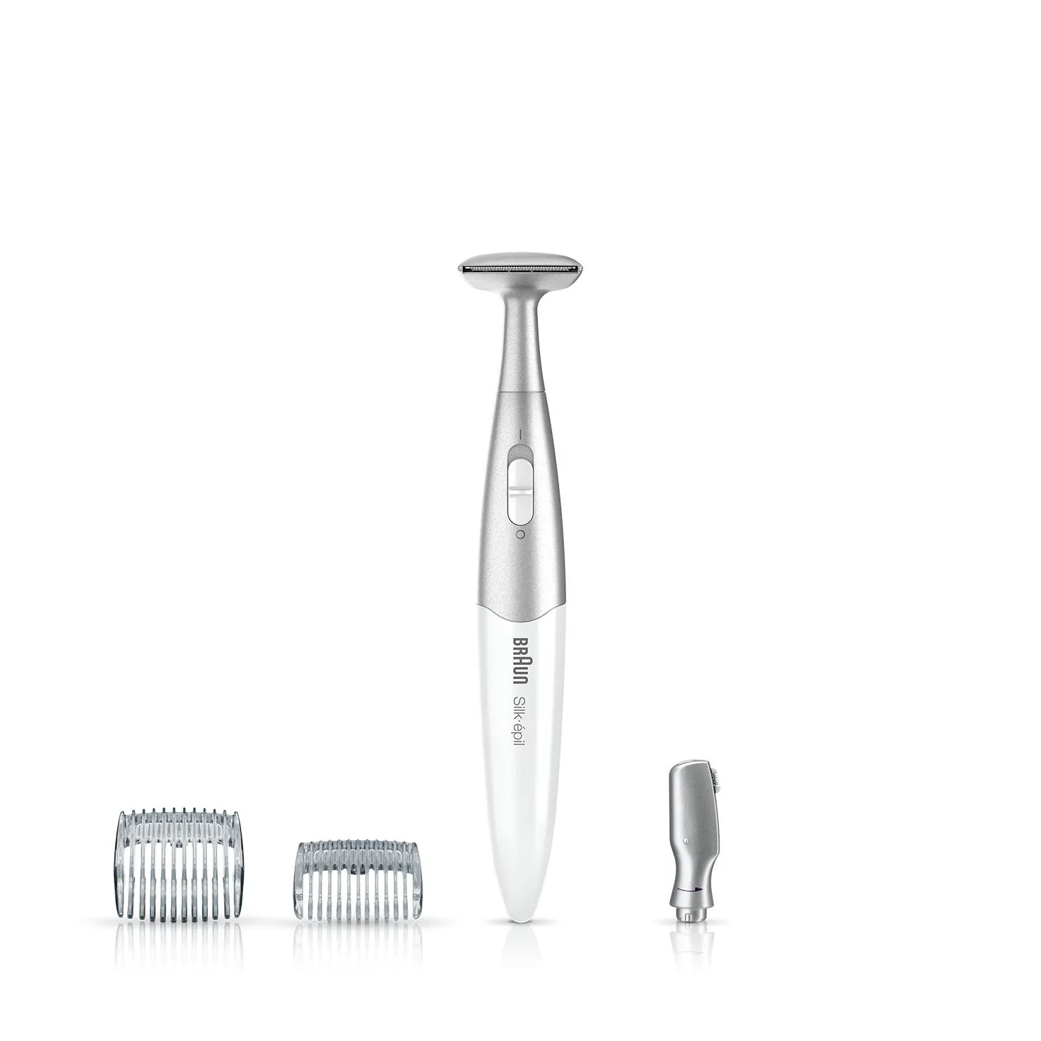 Braun Silk-épil FG 1100, Sølv, Hvit, Epilering, Presisjon, AAA, Alkalinsk, 1.5 V, 120 min