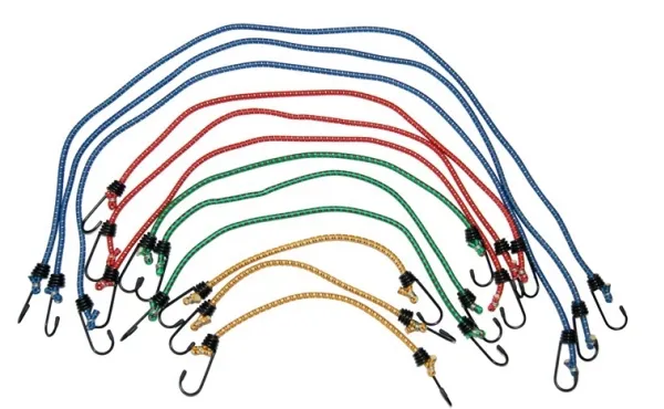 Autoserie bungee cords sett Xh-Lb020-2, 12 stk