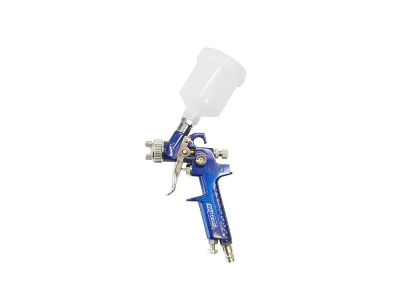 AWTools Mini HVLP lakksprøytepistol med toppbeholder 125 ml 1,2 mm (AW10013)