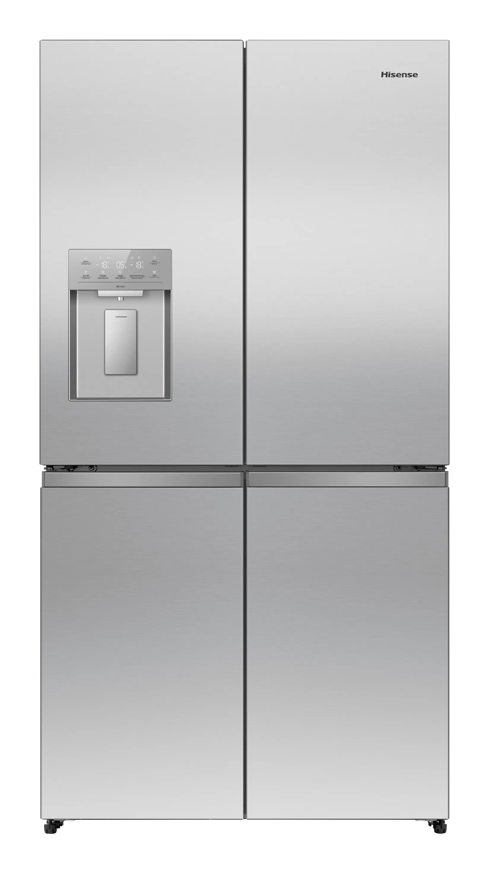 Hisense RQ5P640SYSD, 640 l, SN-T, 6 kg/24t, D, Fresh zone compartment, Sølv, Rustfritt stål
